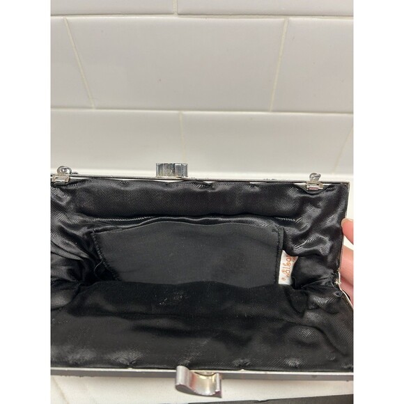 Vintage Black and Gold and silver Walborg Purse - Picture 4 of 10